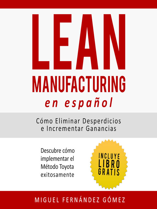 Title details for Lean Manufacturing En Español by Miguel Fernández Gómez - Available